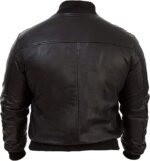 Black Bomber Original Leather Jacket