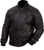 Black Bomber Original Leather Jacket