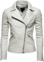 Biker Leather Jacket Women
