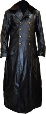 WW2 General Long Leather Coat