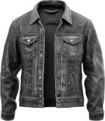 Men's Distressed Trucker Jacket