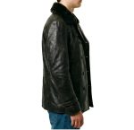 Resident Evil 9 Requiem Leon S. Kennedy RE 9 Coat Black Leather Jacket - Image 2