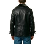 Resident Evil 9 Requiem Leon S. Kennedy RE 9 Coat Black Leather Jacket - Image 3